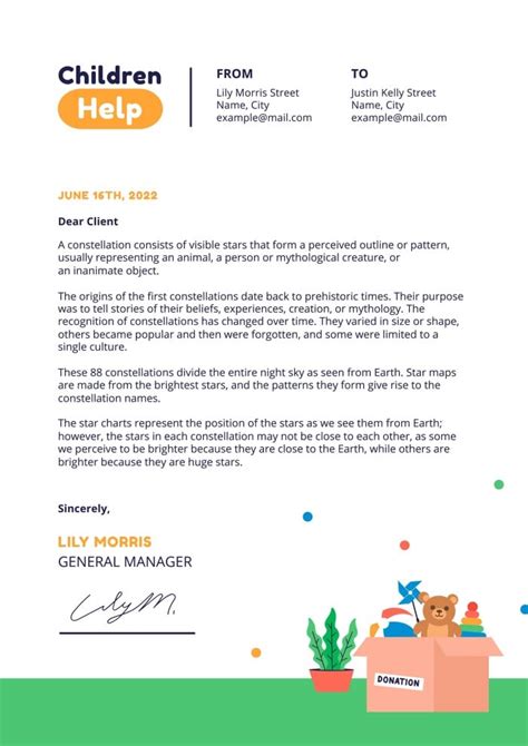 ngo letterhead format.